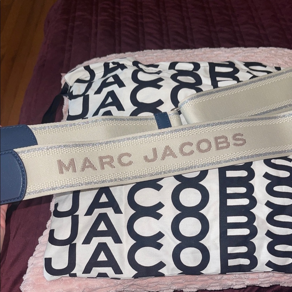 Marc Jacobs Navy Shoulder Bag with Chain Strap - Picture 4 of 6